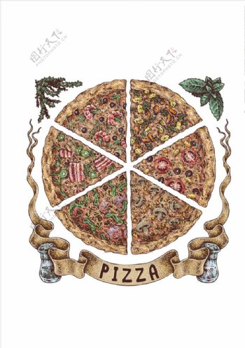 披萨矢量图下载披萨图案下载