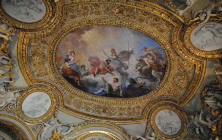 卢浮宫金顶壁画