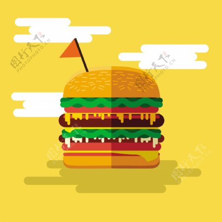 食品汉堡图标