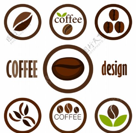 咖啡咖啡豆logo