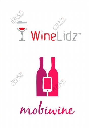 酒主题logo