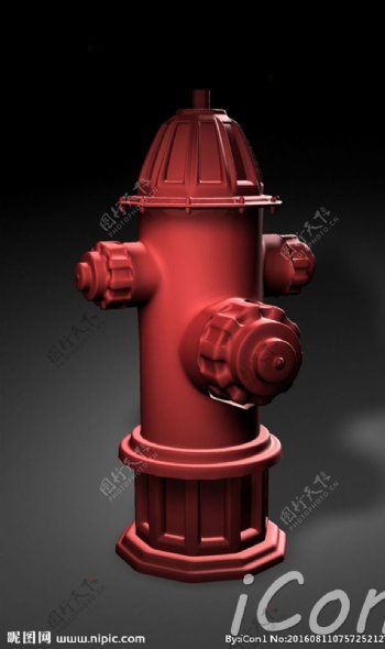 3D玛雅消防栓