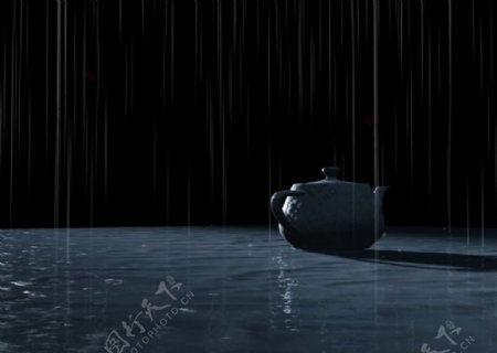 3dmax下雨动画