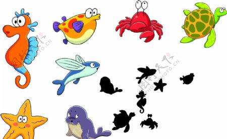 海底世界海洋动物