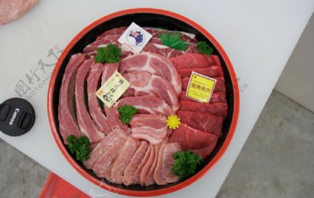 猪肉牛肉混合拼盘