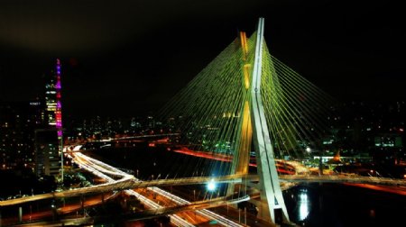 吊桥夜景