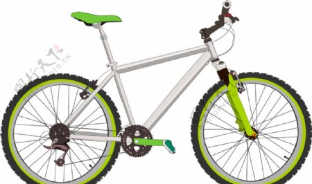 自行车交通工具脚踏车