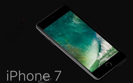 iPhone7亮黑款模板