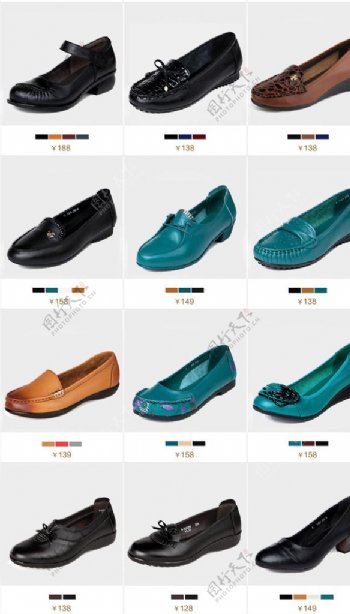 鞋子关联营销模块设计排版
