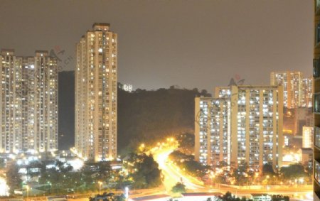 香港元朗夜景