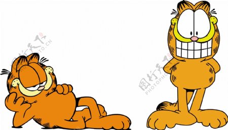 Garfield加菲猫矢量素材