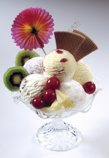 水果冰淇淋图片