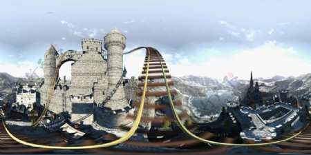 城堡过山车VR视频