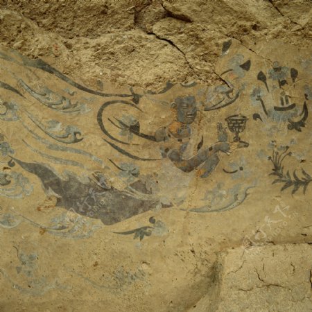 古代人物壁画图片
