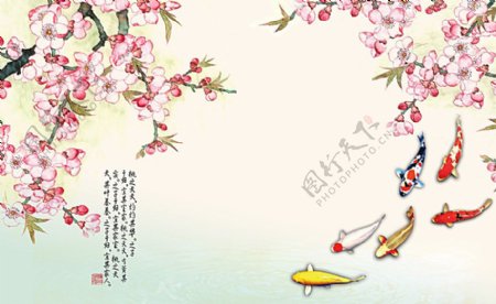 中式花鸟图不分层图片