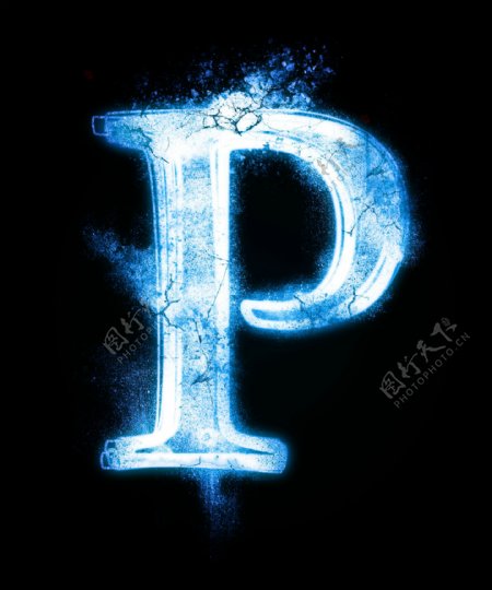 字母P设计图片