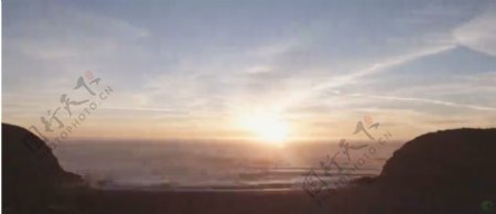 海上日落高清实拍视频素材