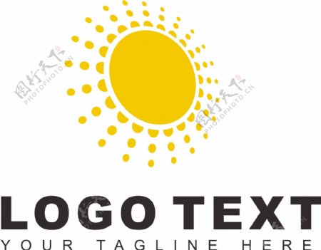 太阳能标志logo设计
