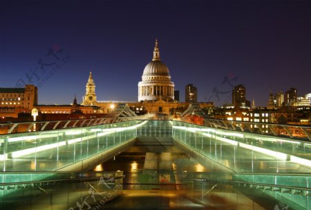 美丽的伦敦夜景图片