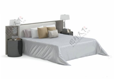床模型模板下载床模型图片下载模型下载