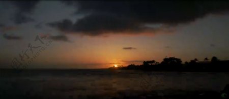 海边日落高清实拍视频素材
