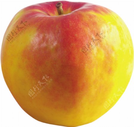 彩色苹果图片免抠png透明图层素材