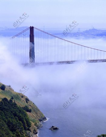 旧金山大桥摄影图片