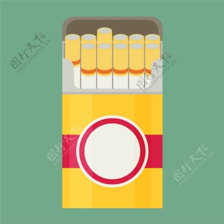 扁平化香烟包装设计图片