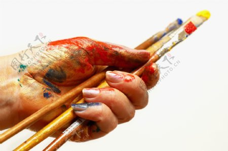 油画筷子图片
