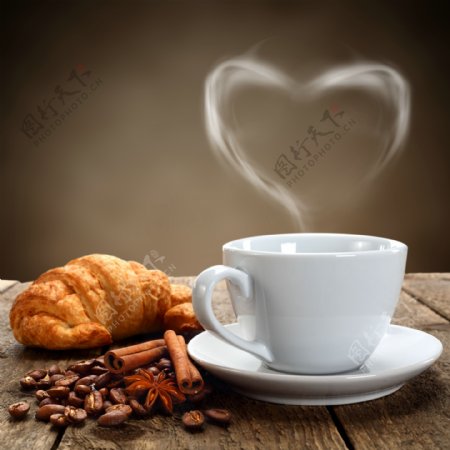食物咖啡背景素材图片
