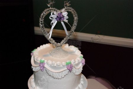 婚礼现场的蛋糕