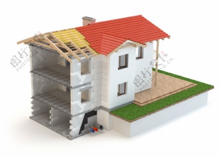 多层房子模型