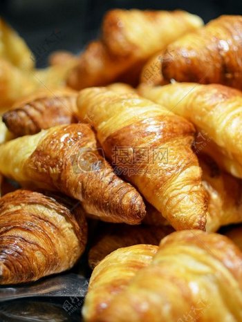 食品法国早晨早餐面包羊角面包新鲜法语皇室成员自由图像