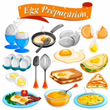 鸡蛋食品背景素材