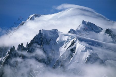 雪山景光图片