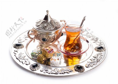 土耳其茶具图片