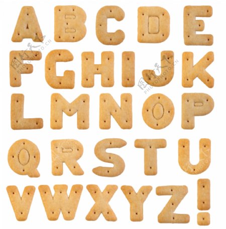 饼干字母设计