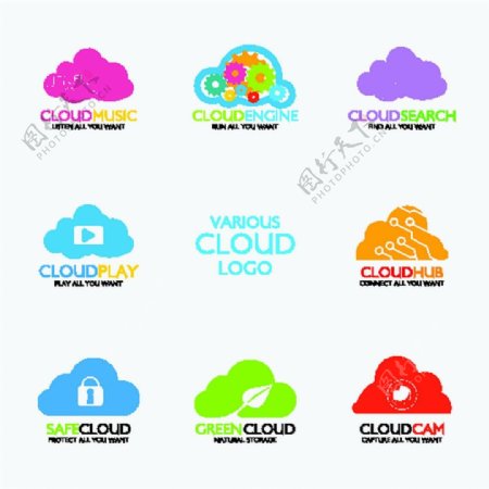 云朵主题logo图片