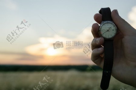 日落手手表日出手表时钟定时户外