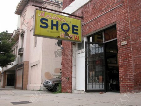 古老的鞋子店