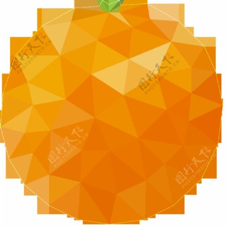 创意橘子水果高清素材