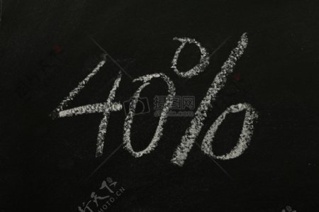 黑板上的粉笔字