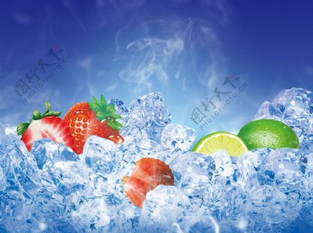 冰和水果