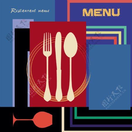 餐饮海报背景设计
