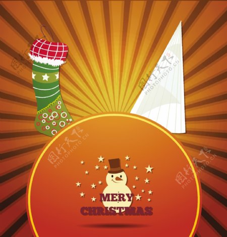 圣诞插画海报图片