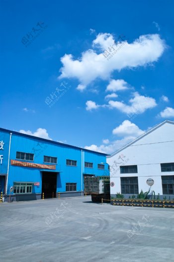 工业生产厂区图片
