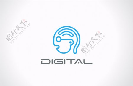 digital发廊标志