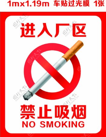 禁止吸烟标志海报