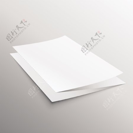 空白折页手册模板