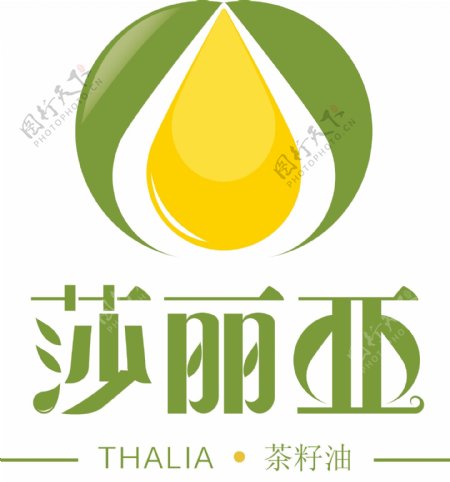 茶籽油logo设计